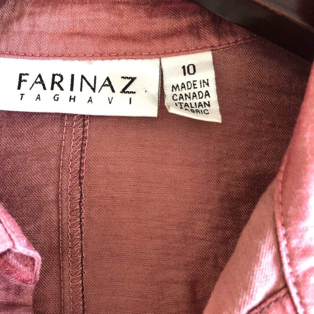 🦩Farinaz Designer Belted Blouse in Soft Pink🦩 - Picture 5 of 10